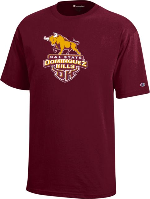 Cal State Domiguez Hills Youth Champion Short Sleeve Tee Primary Mark - ONLINE ONLY
