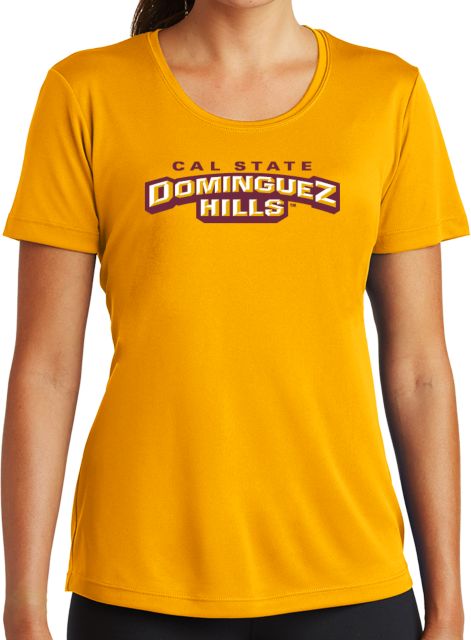 Cal State Domiguez Hills Womens Performance Short Sleeve Tee Athletic Wordmark - ONLINE ONLY
