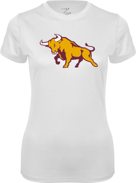 Cal State Domiguez Hills Womens Performance Short Sleeve Tee Bull Mark - ONLINE ONLY