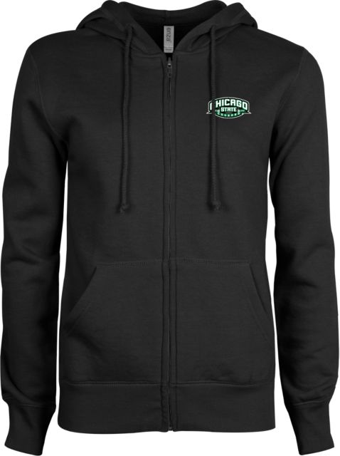 Chicago State ENZA Ladies Fleece Full Zip Hoodie Chicago State Cougars - ONLINE ONLY