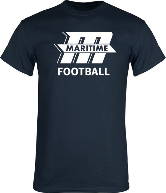 Mass Maritime T Shirt Football - ONLINE ONLY