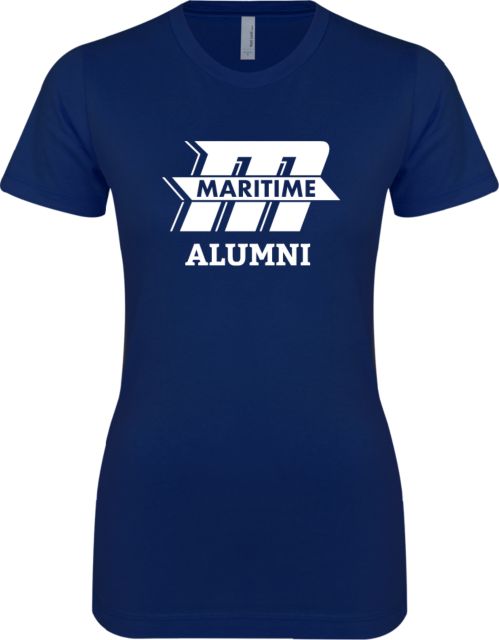 Mass Maritime Next Level Ladies SoftStyle Junior Fitted Tee Alumni - ONLINE ONLY