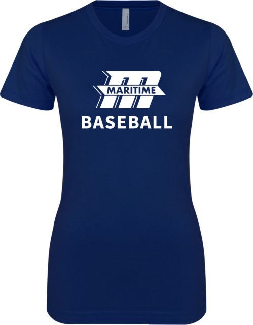 Mass Maritime Next Level Ladies SoftStyle Junior Fitted Tee Baseball - ONLINE ONLY