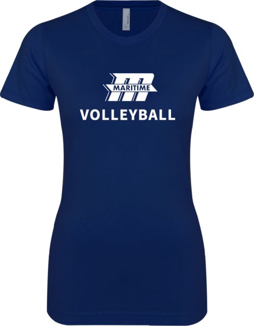 Mass Maritime Next Level Ladies SoftStyle Junior Fitted Tee Volleyball - ONLINE ONLY