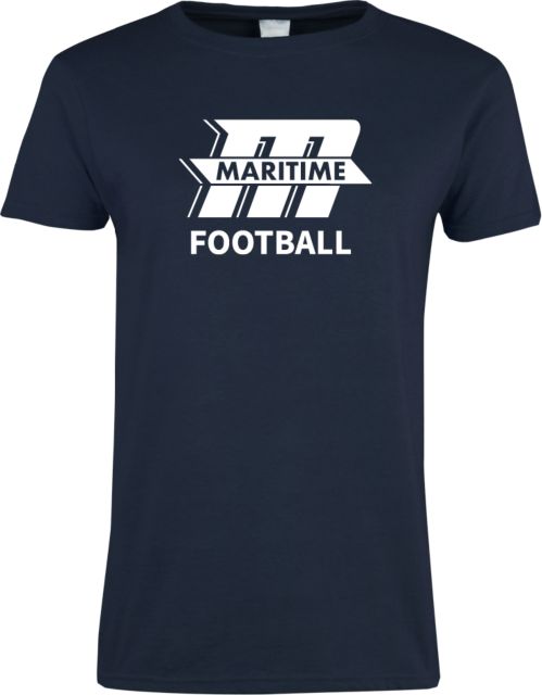 Mass Maritime Ladies T Shirt Football - ONLINE ONLY