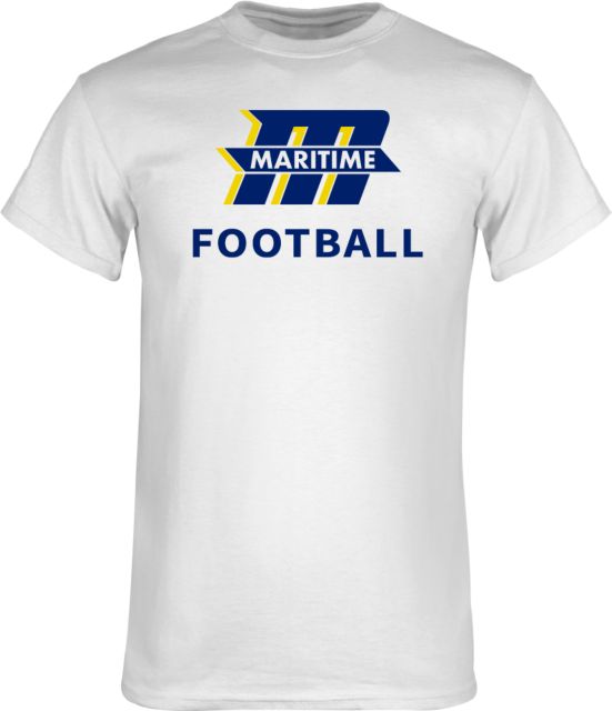 Mass Maritime T Shirt Football - ONLINE ONLY