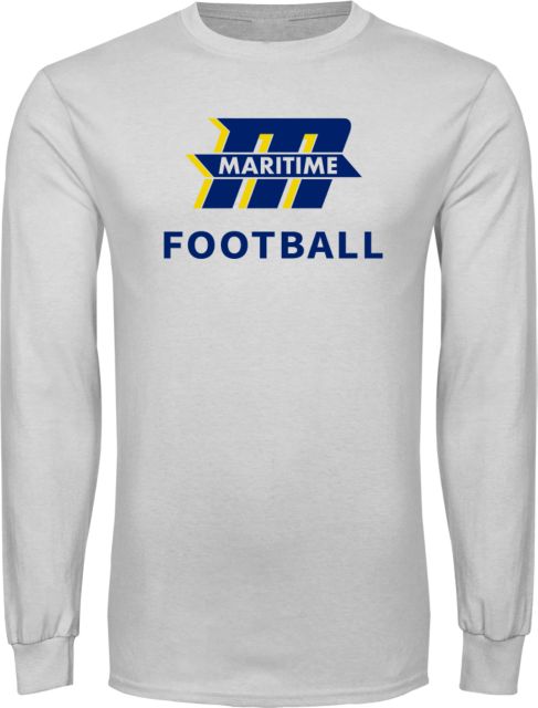 Mass Maritime Long Sleeve T Shirt Football - ONLINE ONLY