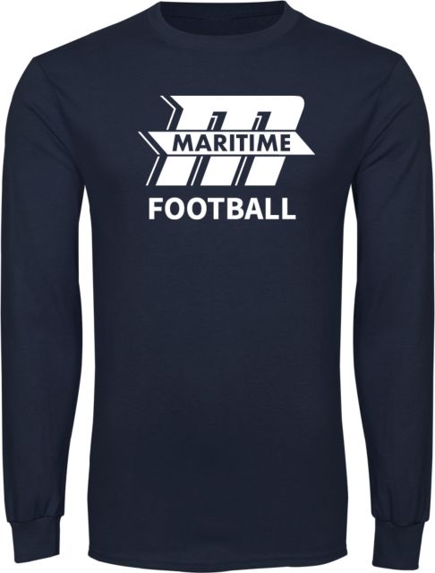 Mass Maritime Long Sleeve T Shirt Football - ONLINE ONLY