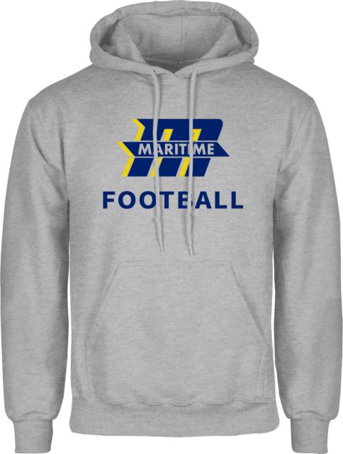 Mass Maritime Fleece Hoodie Football - ONLINE ONLY