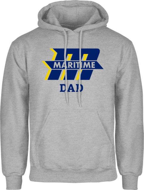 Mass Maritime Fleece Hoodie Dad - ONLINE ONLY