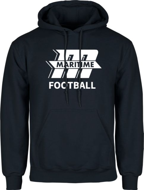 Mass Maritime Fleece Hoodie Football - ONLINE ONLY