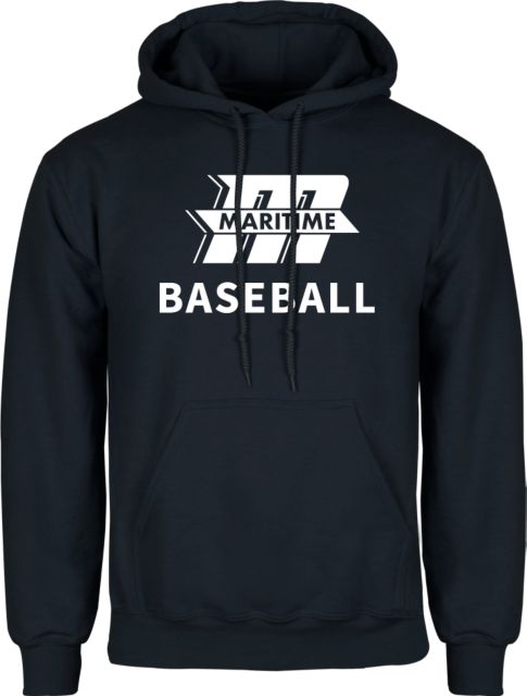 Mass Maritime Fleece Hoodie Baseball - ONLINE ONLY