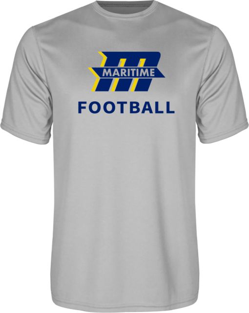 Mass Maritime Performance Tee Football - ONLINE ONLY