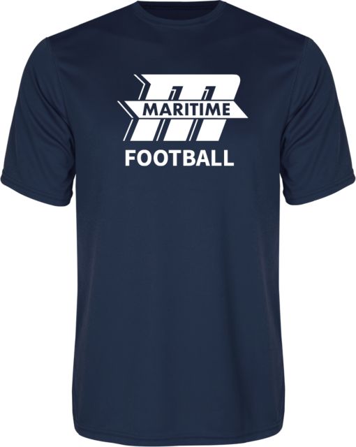 Mass Maritime Performance Tee Football - ONLINE ONLY