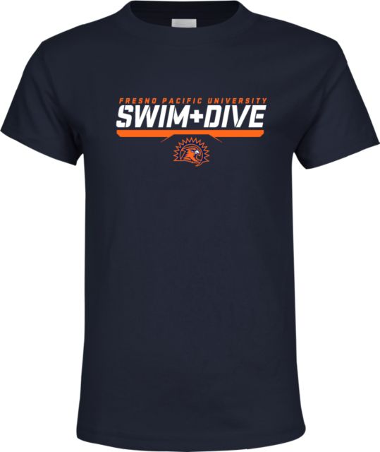 Fresno Pacific Youth T Shirt Fresno Pacific University Swim and Dive Stencil - ONLINE ONLY