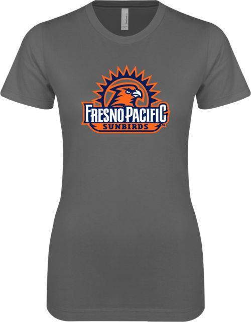 Fresno Pacific Next Level Ladies SoftStyle Junior Fitted Tee Fresno Pacific Sunbirds Stacked - ONLINE ONLY