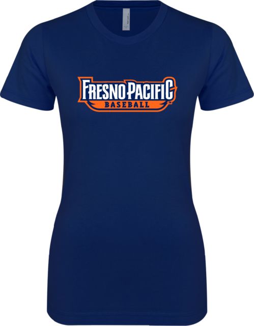 Fresno Pacific Next Level Ladies SoftStyle Junior Fitted Tee Baseball - ONLINE ONLY