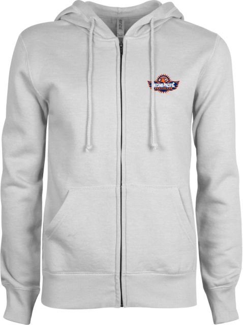 Fresno Pacific ENZA Ladies Fleece Full Zip Hoodie Official Logo - ONLINE ONLY
