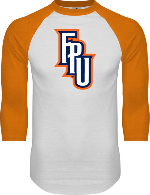 Fresno Pacific Raglan Baseball T Shirt Angled FPU - ONLINE ONLY