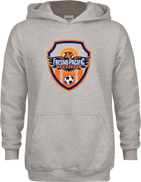 Fresno Pacific Youth Fleece Hood Sunbirds Soccer Shield - ONLINE ONLY