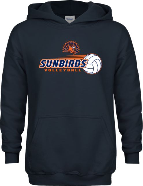 Fresno Pacific Youth Fleece Hoodie Sunbirds Volleyball w/ Flying Ball - ONLINE ONLY