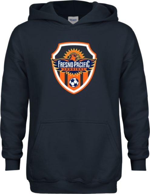 Fresno Pacific Youth Fleece Hoodie Sunbirds Soccer Shield - ONLINE ONLY