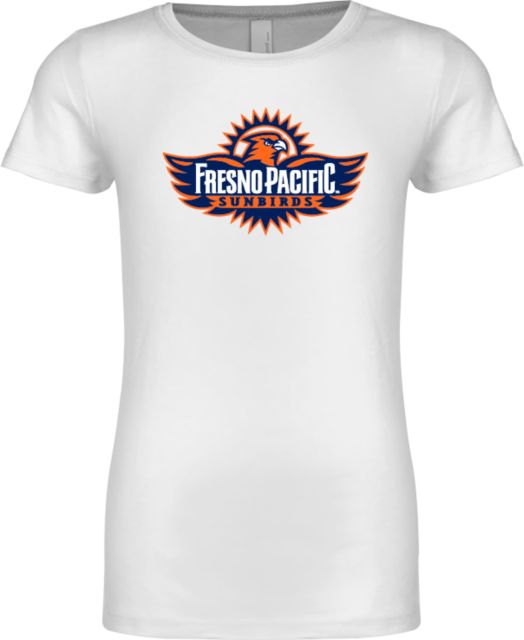 Fresno Pacific Next Level Girls Fashion Fit T Shirt Official Logo - ONLINE ONLY