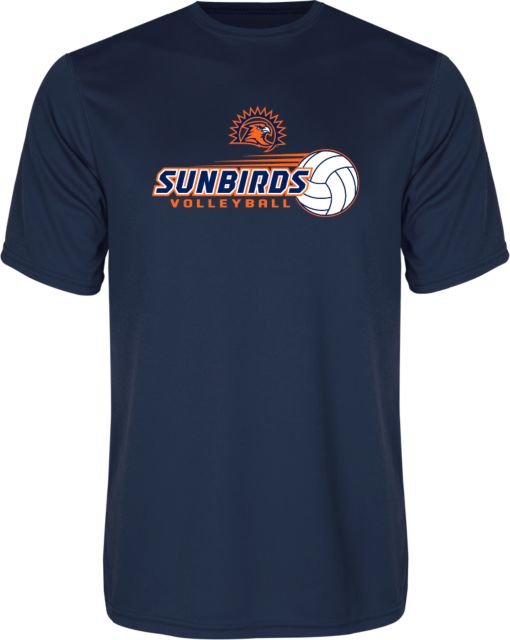 Fresno Pacific Performance Tee Sunbirds Volleyball w/ Flying Ball - ONLINE ONLY