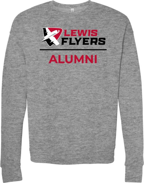 Lewis Bella + Canvas Fleece Crew Lewis Alumni