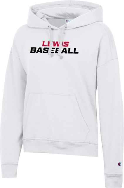 Lewis Champion Womens Powerblend Pullover Hood Lewis Baseball