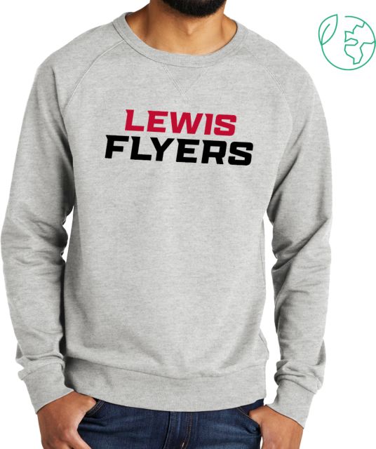 Lewis Allmade Light Organic French Terry Crewneck Sweatshirt Lewis Flyers Wordmark - Vertical