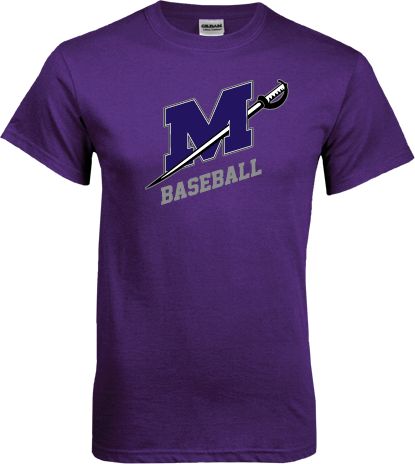 Millsaps T Shirt Baseball - ONLINE ONLY