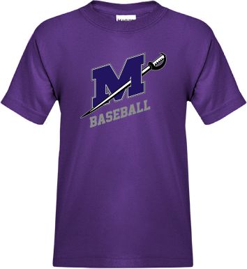 Millsaps Youth T Shirt Baseball - ONLINE ONLY