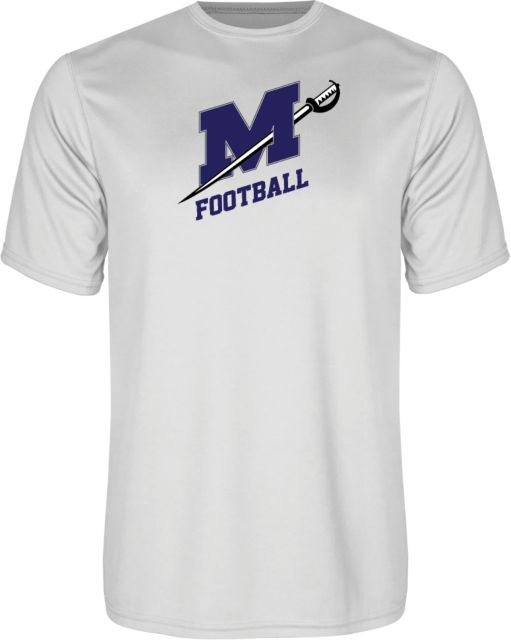 Millsaps Performance Tee Football - ONLINE ONLY
