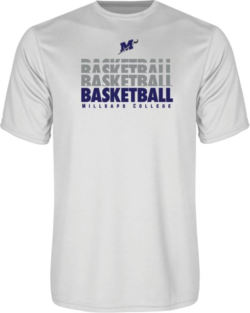 Millsaps Performance Tee Basketball Repeating - ONLINE ONLY