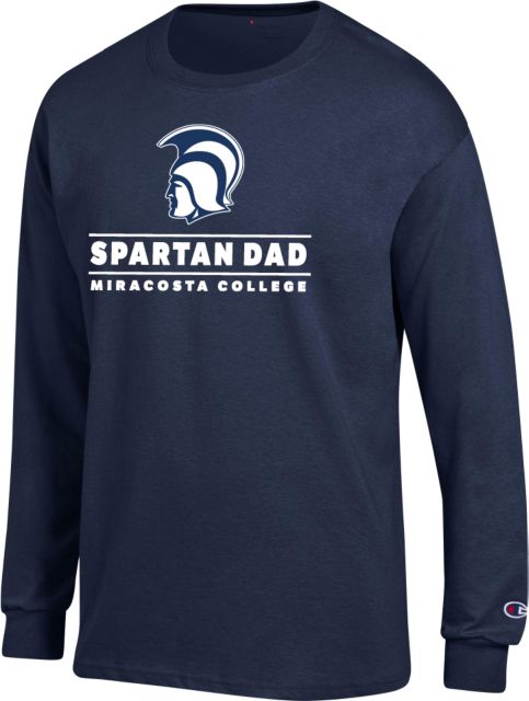 MiraCosta Champion Long Sleeve T Shirt Spartan Dad - ONLINE ONLY