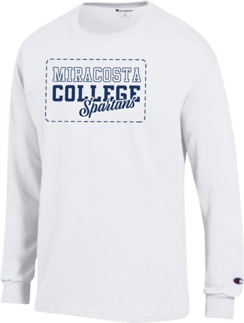 MiraCosta Champion Long Sleeve T Shirt Spartans Script - ONLINE ONLY
