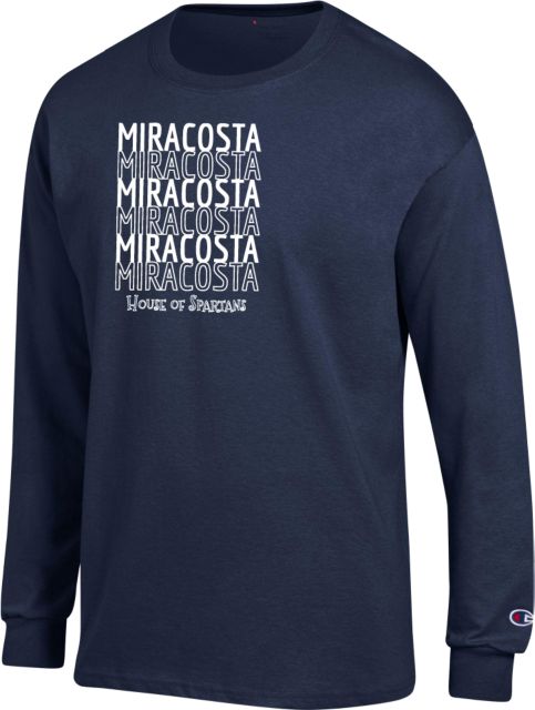 MiraCosta Champion Long Sleeve T Shirt Miracosta Spartans - ONLINE ONLY