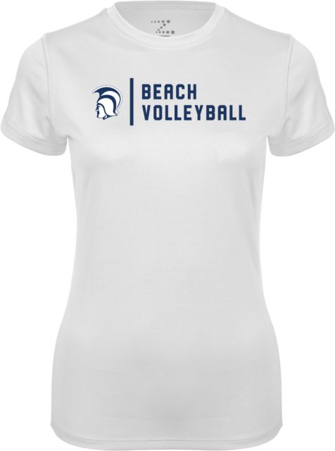 MiraCosta Womens Performance Short Sleeve Tee Spartan Beach Volleyball - ONLINE ONLY