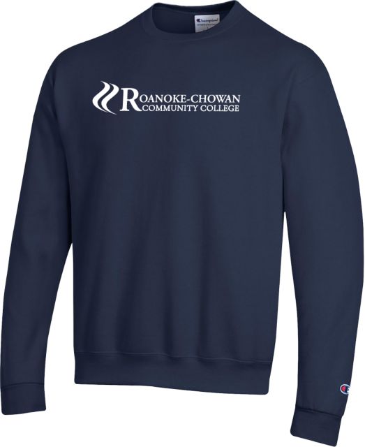 Roanoke Chowan Champion Fleece Crew Primary Wordmark - ONLINE ONLY