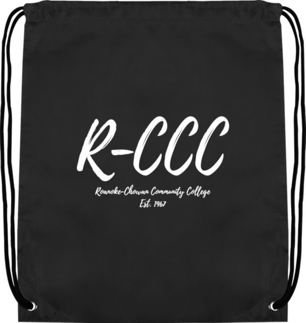 Roanoke Chowan Drawstring Backpack Roanoke-Chowan Community College - ONLINE ONLY