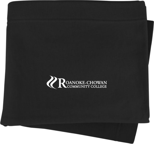 Roanoke Chowan Sweatshirt Blanket Primary Wordmark - ONLINE ONLY