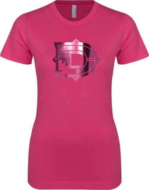 Dine College Next Level Womens Boyfriend Tee Letter Mark Foil - ONLINE ONLY