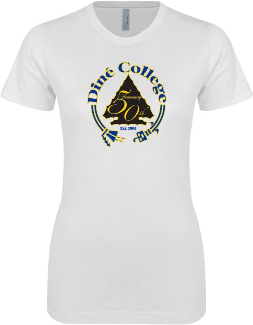 Dine College Next Level Womens Boyfriend Tee 50th Anniversary - ONLINE ONLY
