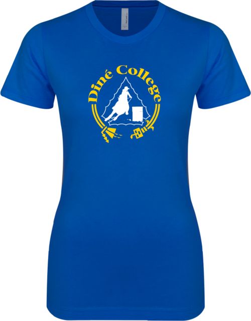Dine College Next Level Womens Boyfriend Tee Dine College Logo 2 - ONLINE ONLY