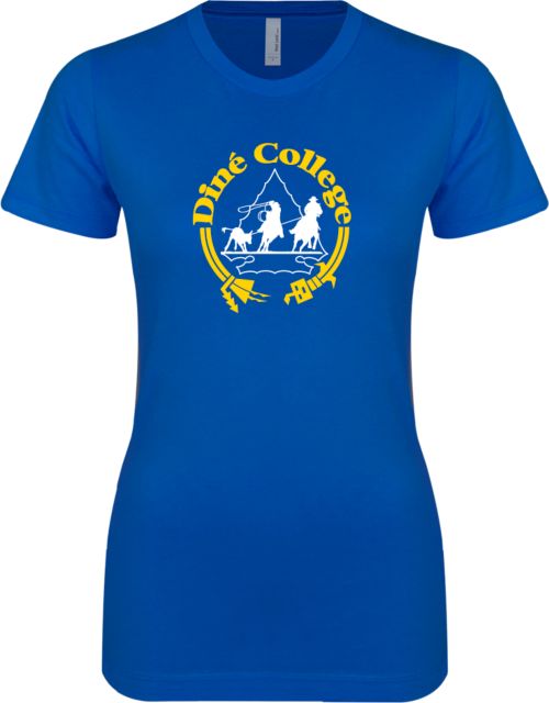 Dine College Next Level Womens Boyfriend Tee Dine College Logo 6 - ONLINE ONLY