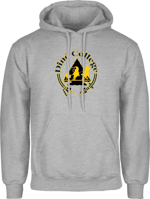 Dine College Fleece Hoodie Dine College Logo 6 - ONLINE ONLY