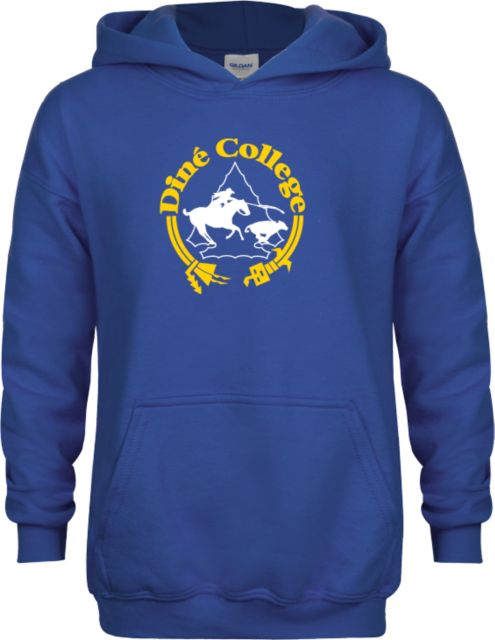 Dine College Youth Fleece Hoodie Dine College Logo 3 - ONLINE ONLY