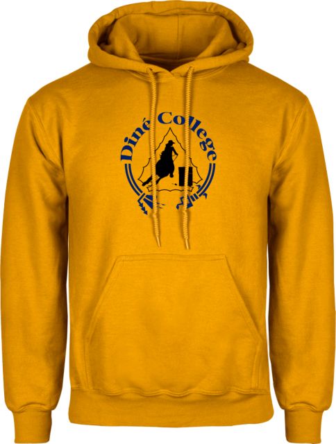 Dine College Fleece Hoodie Dine College Logo 2 - ONLINE ONLY
