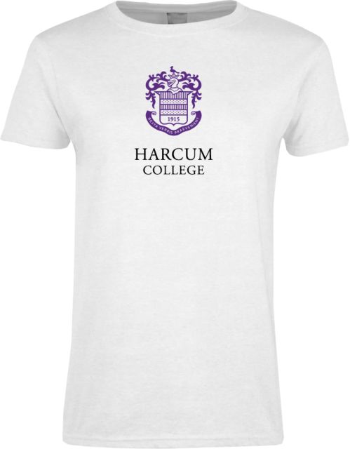 Harcum Womens Short Sleeve Tee Primary Mark - ONLINE ONLY
